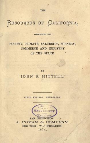 The  resources of California