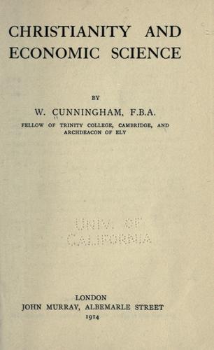 Christianity and economic science