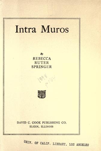 Intra Muros