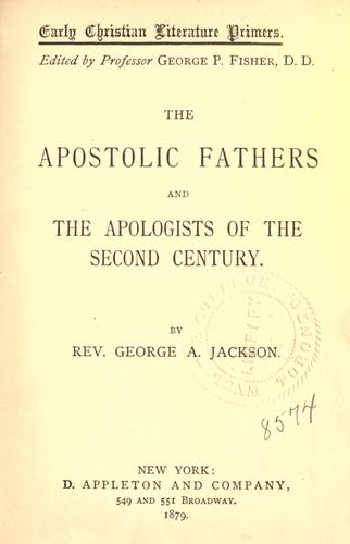 The Apostolic fathers