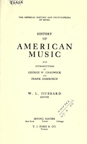 The  imperial history and encyclopedia of music.
