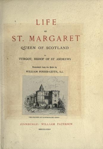 Life of St. Margaret Queen of Scotland