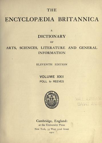 The Encyclopaedia Britannica