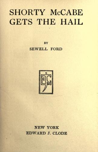 Shorty McCabe gets the hail