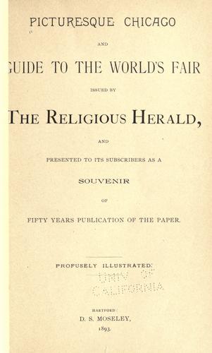Picturesque Chicago and guide to the World's fair