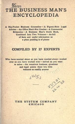 The Business man's encyclopedia ...