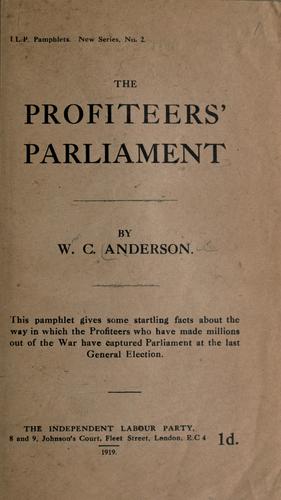 The profiteers' parliament