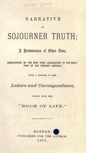 Narrative of Sojourner Truth
