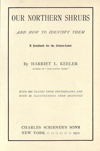 Our northern shrubs and how to identify them