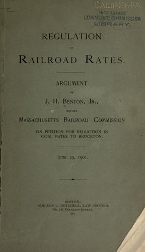 Regulation of railroad rates