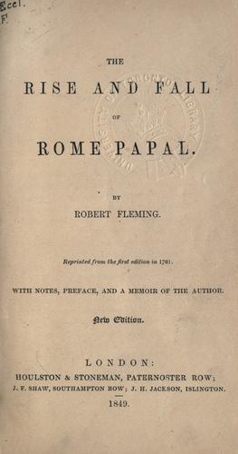 The rise and fall of Rome papal