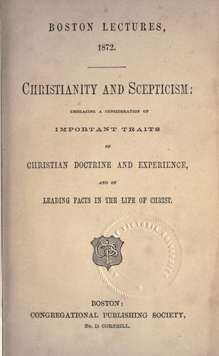 Christianity and scepticism