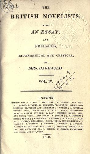 The British novelists.