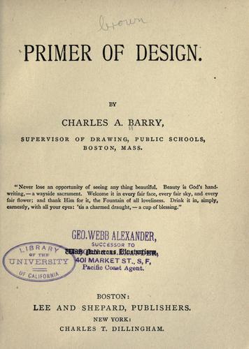 Primer of design.