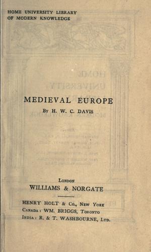 Medieval Europe.