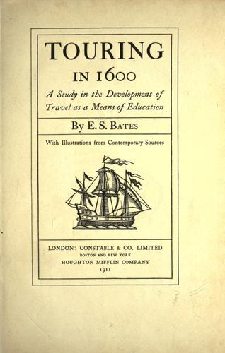 Touring in 1600