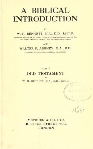 A Biblical introduction