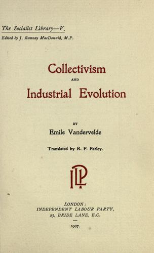 Collectivism and industrial evolution