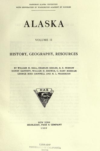 Harriman Alaska series.