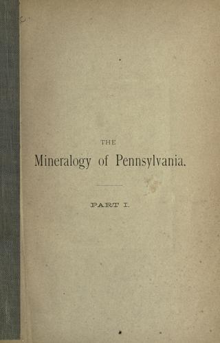 The mineralogy of Pennsylvania