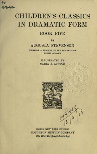 Children's classics in dramatic form