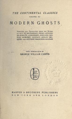 Modern ghosts