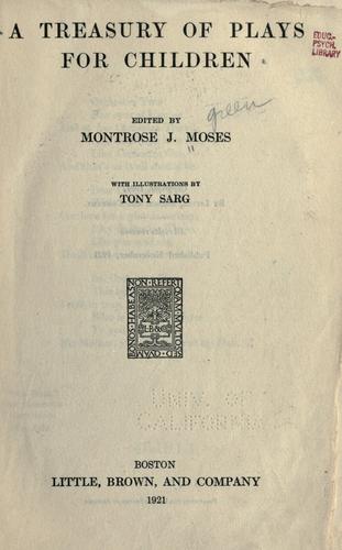 A treasury of plays for children.