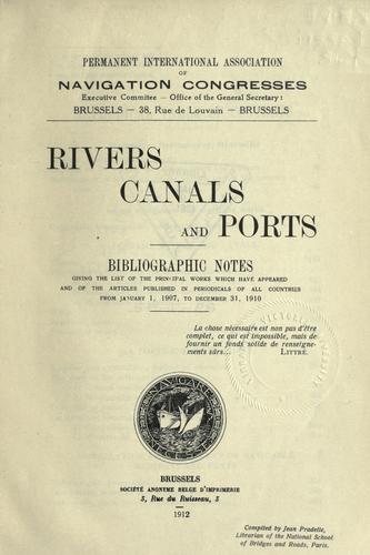Rivers, canals and ports.
