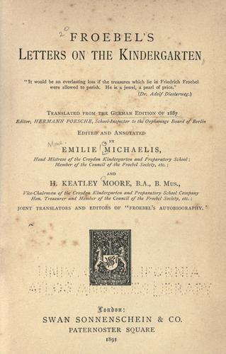 Letters on the kindergarten.