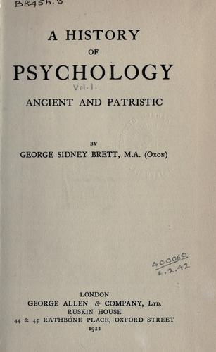 A history of psychology