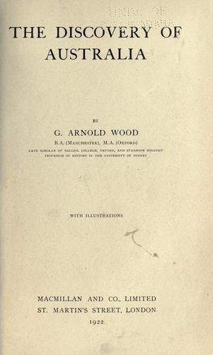 The discovery of Australia