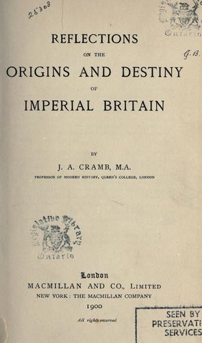 Reflections on the origins and destiny of imperial Britain