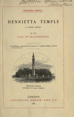 Novels and tales by the Earl of Beaconsfield