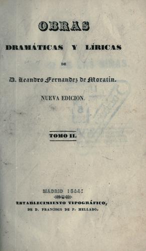 Obras dramáticas y líricas