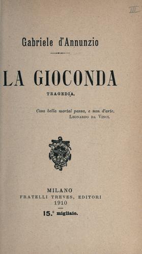 La Gioconda, tragedia.