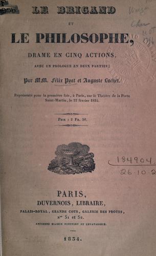 Le brigand et le philosophe