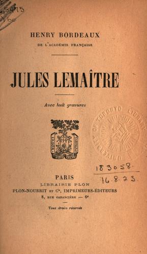 Jules Lemaître