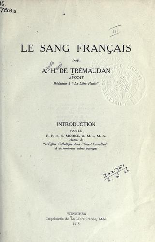 Le sang français