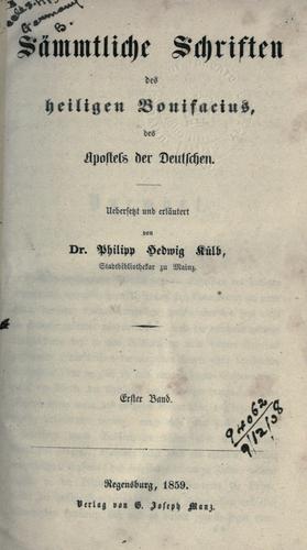 S"ammtliche Schriften