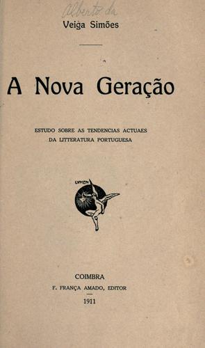 A nova geração