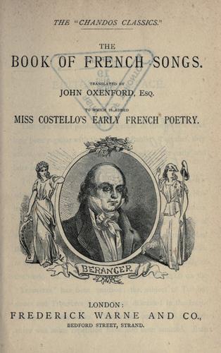 The Book of French songs