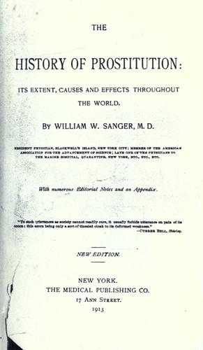 The history of prostitution