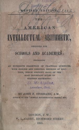 The American intellectual arithmetic