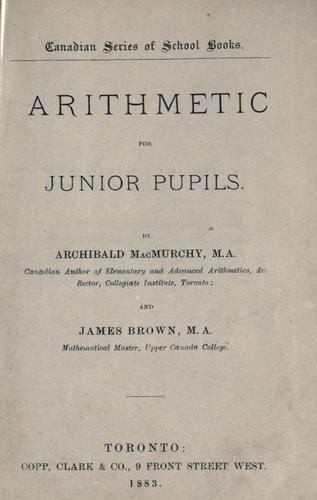 Arithmetic for junior pupils