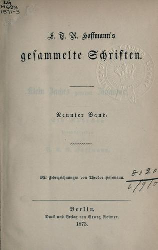 Gesammelte Schriften.