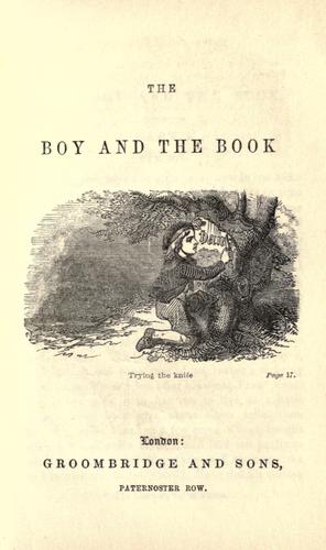 The boy and the book.