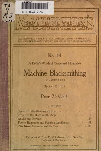 Machine Blacksmithing