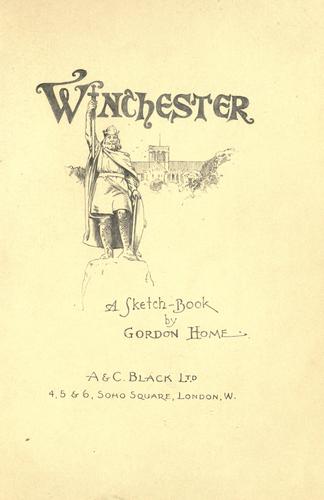 Winchester, a sketch-book