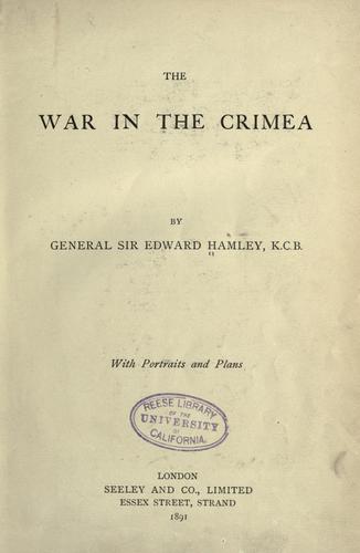 The war in the Crimea