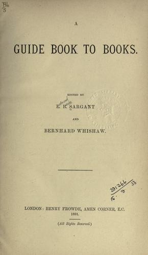 A guide book to books.